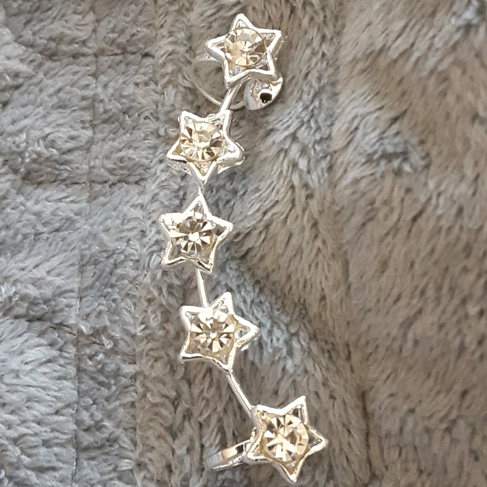 Ear cuffs and earrings